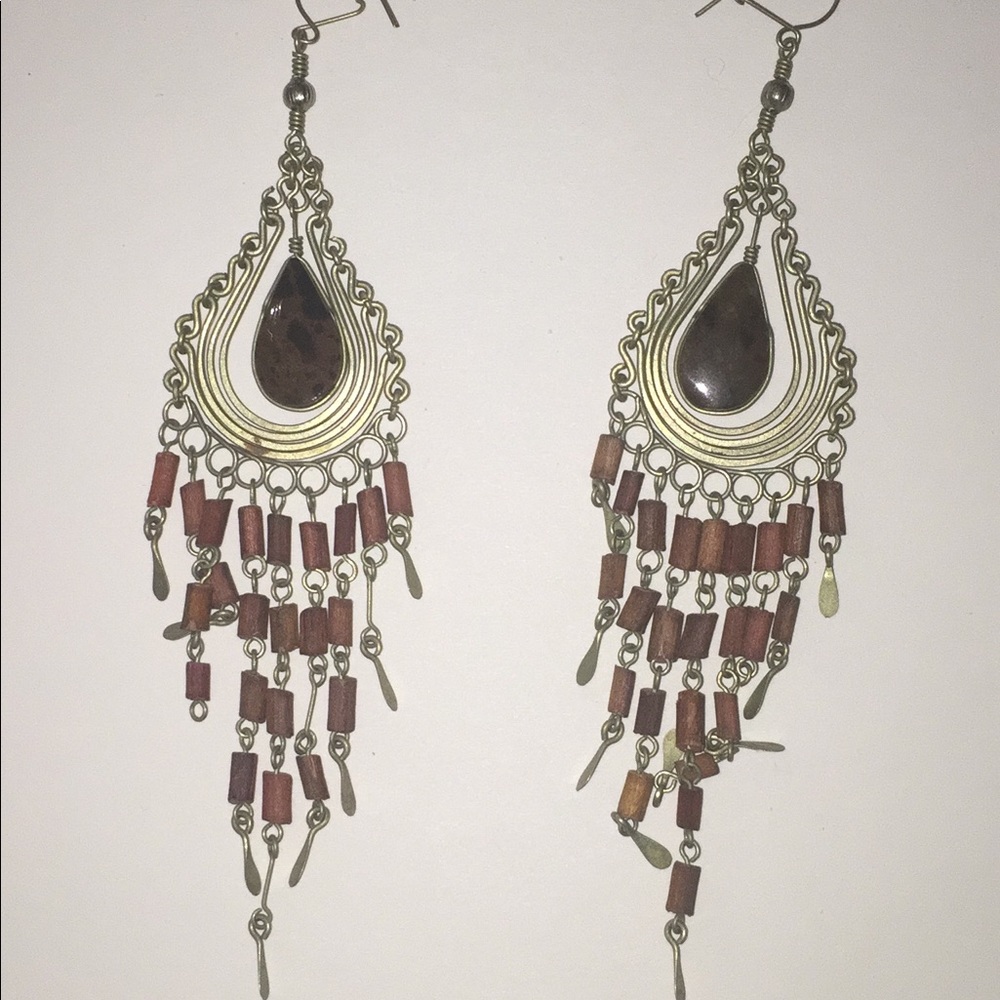 Brazilian handmade hippie earrings